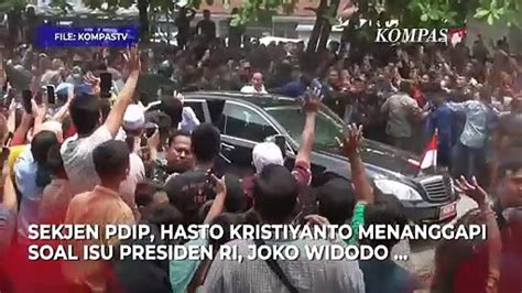 Komentar PDIP Soal Isu Jokowi Dan Gibran Gabung Golkar Hasto Politik