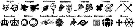 VTM Clan Symbols