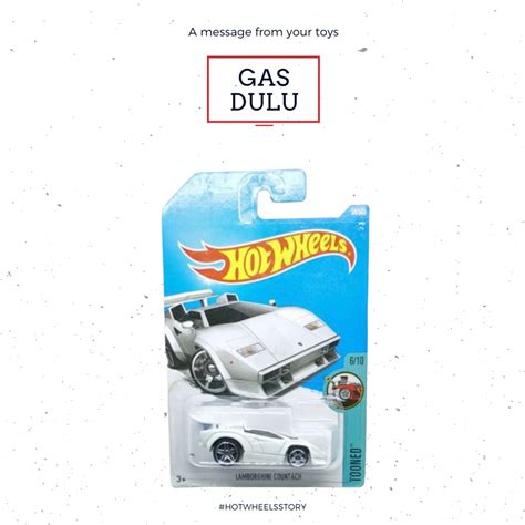 Jual Hot Wheels Lamborghini Countach Tooned Shopee Indonesia