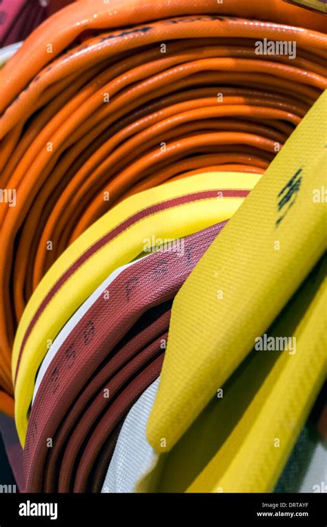 Fire Hose Coiled Hi Res Stock Photography And Images Alamy