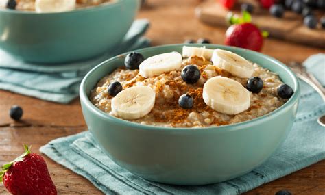 Porridge De Avena Con Fruta Y Nueces Que Fruta