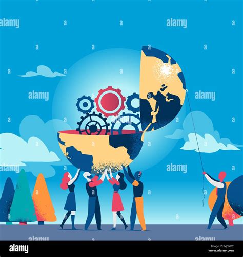 Mechanism world Stock Vector Images - Alamy