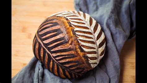 How To Score Sourdough Bread With Black Cocoa Powder Scoring Yin Yang