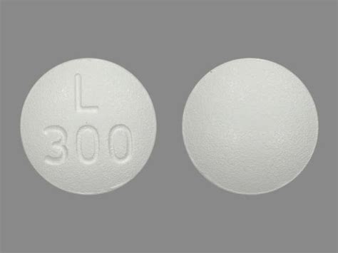 L 300 Pill White Round 12mm Pill Identifier