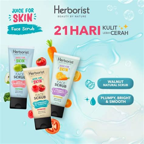 Jual Herboris Face Srub 60ml Shopee Indonesia