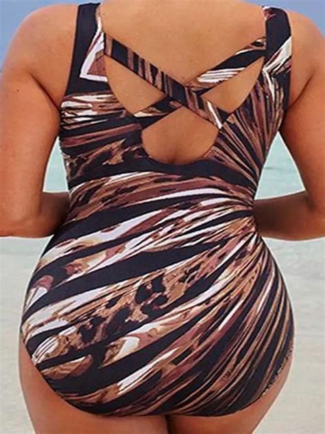 Badpak Dames Zwempak Bikini Lingerie Strandkleding Badkleding Grote Maten Badpak Bol