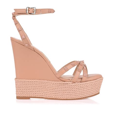 Plataforma Salto Alto New Couro Nude UZA Shoes Sapatos Femininos