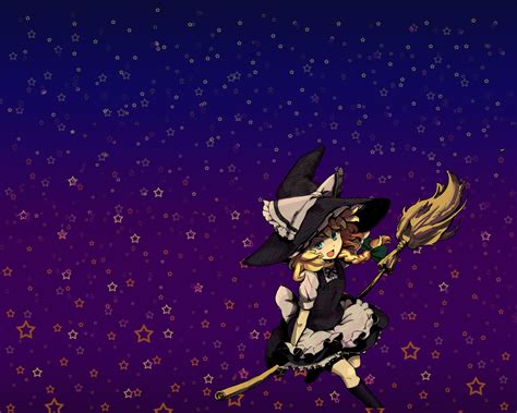 Blonde Hair Kirisame Marisa Stars Touhou Witch Konachan Net Konachan Anime Wallpapers