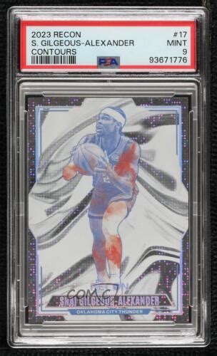 2023 24 Panini Recon Contours Shai Gilgeous Alexander 17 PSA 9 MINT EBay