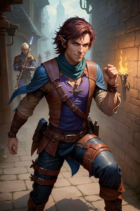 Half-elf rogue by GCStd on DeviantArt