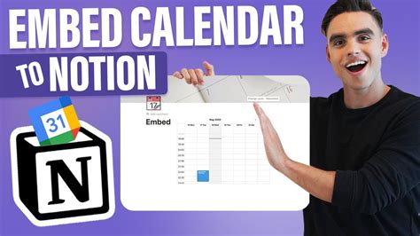 Embed Google Calendar In Notion Methods Youtube