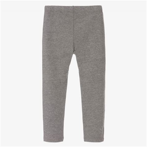 Mayoral Girls Grey Cotton Leggings Childrensalon