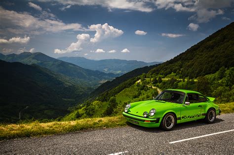 Fondos De Pantalla Auto Francia Monta As Verde Cl Sico Coche