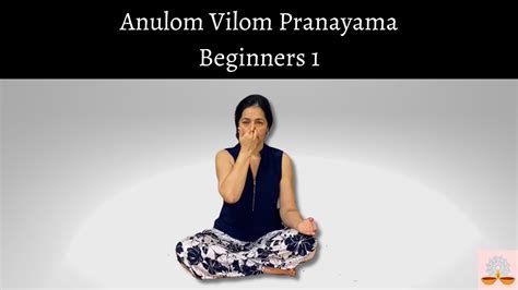 Practice Along Anulom Vilom Beginners Level 1 Youtube