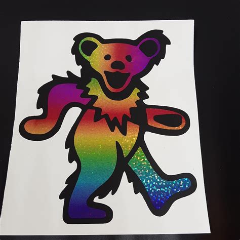 101 Grateful Dead Bear Svg