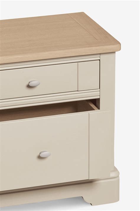 Buy Stone Hampton Country Collection Luxe Painted Oak 2 Drawer Wide