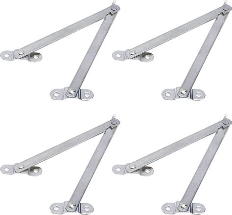 Kumgrot Pairs Lid Support Hinge Stainless Steel Rotatable Folding