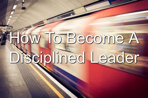 How To Become A Disciplined Leader - Joseph Lalonde