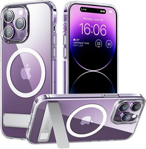 Superone Funda Transparente Mag Safe Para Iphone Pro Max Con Soporte