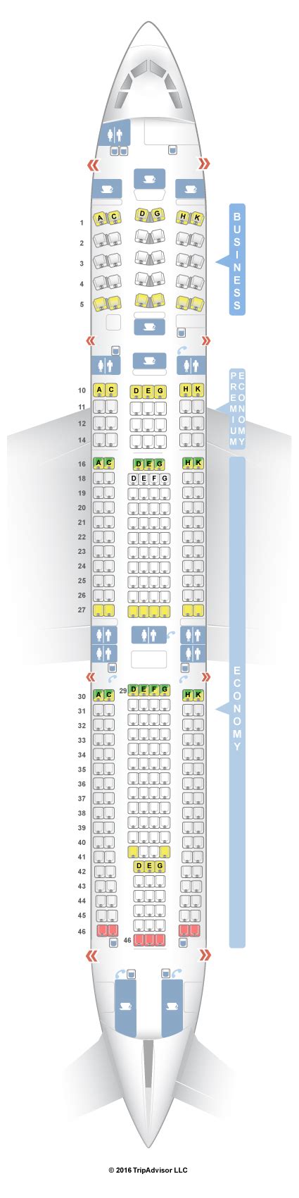 SeatGuru Seat Map Lufthansa Airbus A340-300 (343) V1