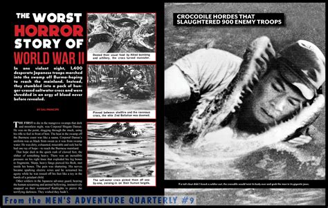 The MEN’S ADVENTURE QUARTERLY #9—the “Croc Attack” issue, Preview ...