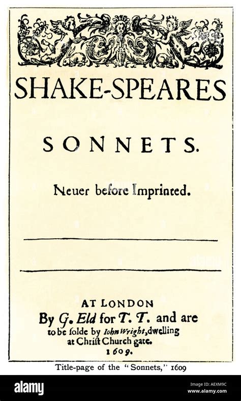 William Shakespeares Sonnets