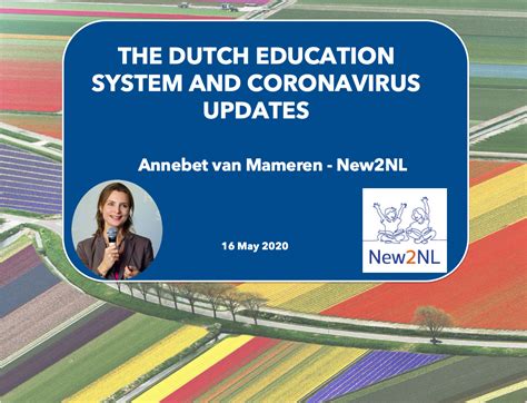 Webinar: The Dutch education system and coronavirus updates - New2NL