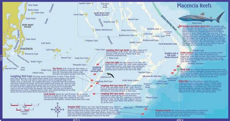 Dive Belize Map And Info On Dive And Snorkeling Sites Off Ambergris