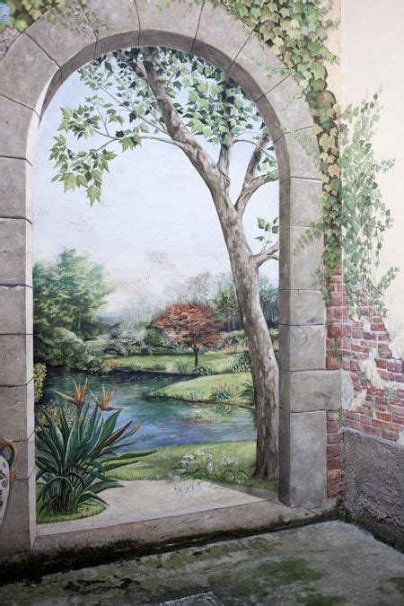 Tromp L Oeil Mural Wall Art Garden Mural Mural Painting