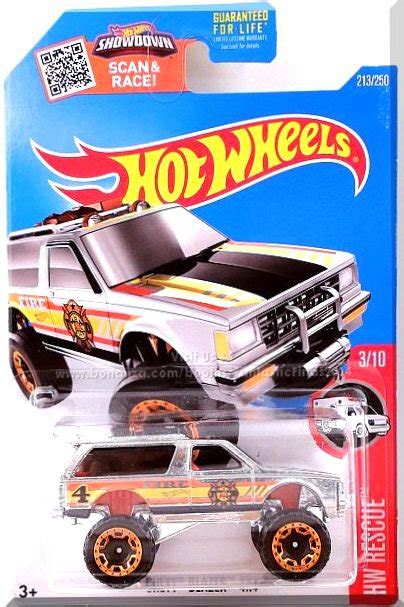 Hot Wheels Chevy Blazer 4X4 HW Rescue 3 10 213 250 2016 ZAMAC Edition