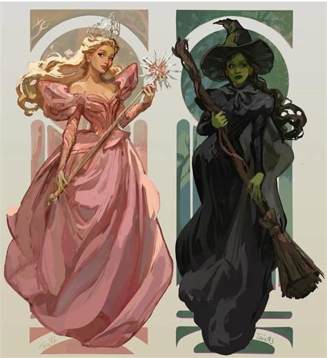 Glinda and Elphaba | Wicked, Wicked film, Wicked musical