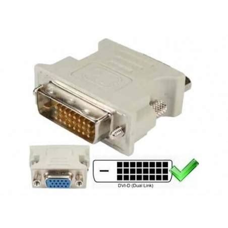 Dvi D Male 24 1 To Vga Female 15 Pin Adapter Converter Connector