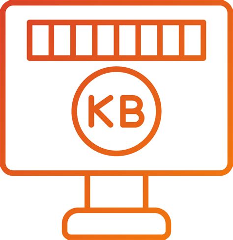 Kilobyte Icon Style 21667365 Vector Art at Vecteezy