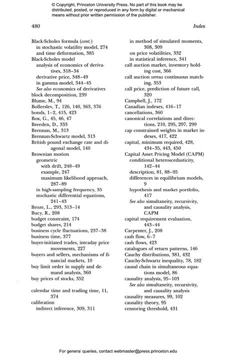 Financial Econometrics | Princeton University Press