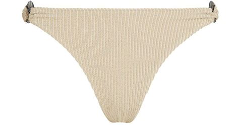 Karl Lagerfeld Bikini Panties Metal Side Logo In Natural For Men Lyst