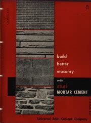 build  masonry  atlas mortar cement universal atlas cement