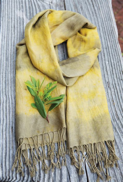 Dyeing a scarf with natural dyes May 30 — Auli's Studio