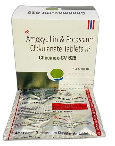 Amoxyclav Mg Amoxicillin And Potassium Clavulanate Tablets Ip