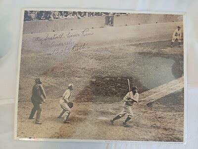 Babe Ruth Th Home Run Autographed Poster Authorized Reprint New Ebay