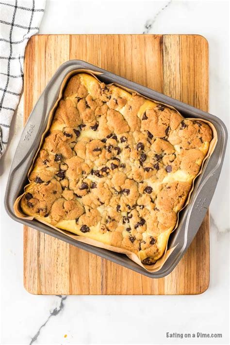 Chocolate Chip Cookie Cheesecake Bars And VIDEO Easy Dessert Idea