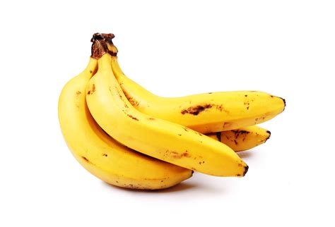 yellow banana  isolated white background