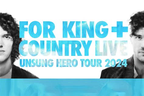 For King Country 2024 Unsung Hero Tour 102624