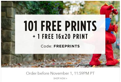 Shutterfly: 101 FREE 4x6 Photo Prints Today Only