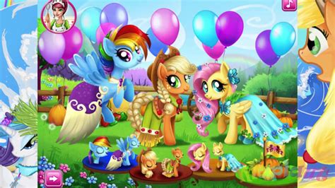 Мой маленький пони Фермерская ярмарка пони игра #mlp #pony - YouTube