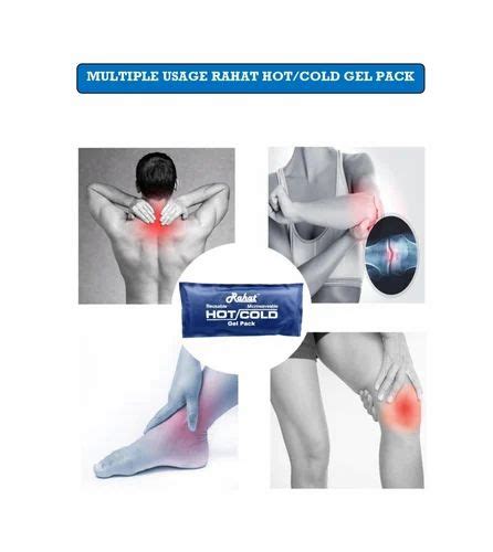 PVC Coated Fabric Rectangular Reusable Hot Cold Gel Pack For Personal Model Name Number