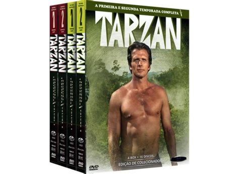 DVD Tarzan 1º e 2º Temporada Completa 16 Discos Digibook em