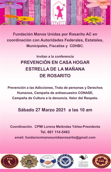 PrevenciÓn En Casa Hogar Estrella De La MaÑana De Rosarito Fundación