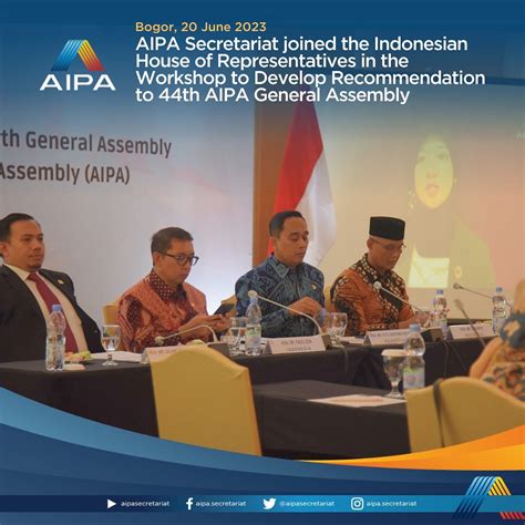 Aipa Secretary General And Aipa Secretariat Staff Joined The Indonesian