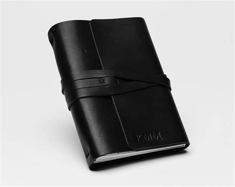 Refillable Leather Wrap Journal Forest Nine