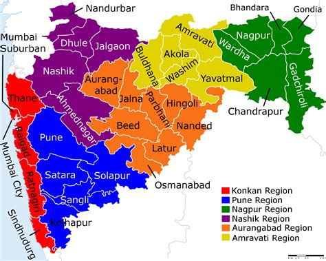 Maharashtra Map In India - Map Worksheets